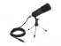 Фото #1 товара Delock Professionelles Podcasting Mikrofon mit XLR Anschluss und 3 Pin Klinke - Audio/Multimedia
