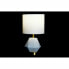 Фото #6 товара Настольная лампа DKD Home Decor Белый полиэстер Металл Керамика 220 V Позолоченный 50 W (20 x 20 x 37 cm)