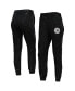 ფოტო #1 პროდუქტის Women's Black Chicago Cubs Marble Jogger Pants