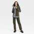 Фото #2 товара Houston White Adult Velour Chore Jacket - Olive Green XXL