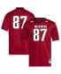 Фото #1 товара Men's #87 Red NC State Wolfpack Premier Jersey