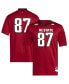 ფოტო #1 პროდუქტის Men's #87 Red NC State Wolfpack Premier Jersey