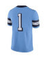 Men's #1 Carolina Blue North Carolina Tar Heels College Alternate Game Jersey