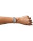 Фото #4 товара Women's Rye Multifunction Gray Leather Watch, 36mm