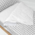 Quilt Cover without Filling HappyFriday Basic Kids Vichy Grey 90 x 200 cm