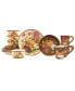 Фото #1 товара Harvest Blessings 16 Piece Dinnerware Set, Service for 4