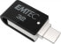 Фото #3 товара EMTEC T260B - 32 GB - USB Type-A / Micro-USB - 2.0 - 15 MB/s - Swivel - Black - Stainless steel