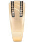 ფოტო #3 პროდუქტის Men's Black Diamond Double Row Band (1/3 ct. t.w.) in 10k Gold (Also in Light Brown Diamond)