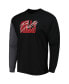 Men's Black Chicago Bulls Courtside Versus Flight MAX90 Long Sleeve T-shirt