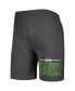 ფოტო #5 პროდუქტის Men's Charcoal and Neon Green Seattle Seahawks Meter T-shirt and Shorts Sleep Set