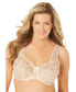 ფოტო #1 პროდუქტის Plus Size Embroidered Underwire Bra