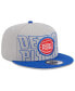 Фото #3 товара Men's Gray, Blue Detroit Pistons 2023 NBA Draft Two-Tone 9FIFTY Snapback Hat