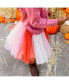 Фото #3 товара Little and Big Girls Rose Fairy Tutu Skirt