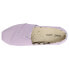 Фото #7 товара TOMS Alpargata Canvas Slip On Womens Purple Flats Casual 10017734T