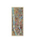 Фото #1 товара Nikki Galapon Modern Map of New York III Canvas Art - 20" x 25"