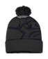 Men's Graphite Seattle Seahawks Logo Whiz Redux Cuffed Knit Hat