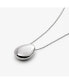 ფოტო #7 პროდუქტის Silver Pendant Necklace - Pebble Silver