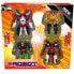 RAMA TRITTON Pack 4 Transformable Robots