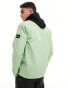 Calvin Klein cotton nylon overshirt in green