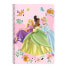 Notebook Disney Princess Magical Beige Pink A4 80 Sheets