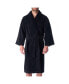 Фото #1 товара Pure Cotton Men Terry Cloth Bathrobe Super Absorbent Hotel Spa Robe