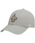 Men's Gray New Orleans Saints Clean Up Adjustable Hat - фото #2