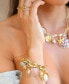 ფოტო #3 პროდუქტის Mermaid Tears Shell and Gold - Tone Bracelet