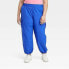 Фото #1 товара Women's High-Rise Cargo Parachute Pants - All In Motion Blue XXL