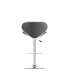 Фото #2 товара Curved Form Fitting Adjustable Barstool in Leatherette, Set of 2
