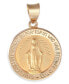 ფოტო #1 პროდუქტის Miraculous Medal Pendant in 14k Yellow Gold