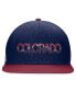 Фото #2 товара Men's Navy, Burgundy Colorado Avalanche Authentic Pro Alternate Jersey Snapback Hat