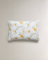 Sunflower print pillowcase