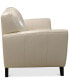 Фото #6 товара Myia 62" Leather Loveseat, Created for Macy's