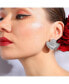 Women's Embellished Fan Drop Earrings