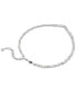 ფოტო #4 პროდუქტის Silver-Tone Crystal V-Shape Collar Necklace, 15" + 2-3/4" extender