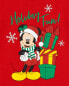 Фото #11 товара Kid 2-Piece Christmas Mickey Cotton & Fleece Pajamas 6