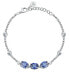 Stylish bracelet with blue cubic zirconia Colori SAVY19