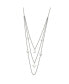 Фото #2 товара Chisel stars and Moon Multi Strand Cable Chain Necklace