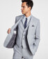 Фото #4 товара Men's Slim-Fit Wool Sharkskin Suit Jacket, Created for Macy's