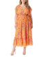 ფოტო #1 პროდუქტის Trendy Plus Size Althea Angel Maxi Dress
