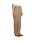 Petite Sport Knit High Rise Elastic Waist Pants Rich Camel, P/L - фото #4