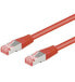 Фото #1 товара Wentronic CAT 6 Patch Cable S/FTP (PiMF) - red - 5 m - Cat6 - S/FTP (S-STP) - RJ-45 - RJ-45