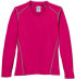 River's End VNeck Long Sleeve Pullover Shirt Womens Pink Casual Tops 1111LS-BE