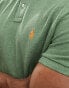 Polo Ralph Lauren icon logo pique polo slim fit in olive green