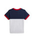 Фото #2 товара Toddler and Little Boy Logo Heavyweight Cotton Jersey Tee