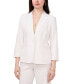 Фото #1 товара Women's Linen-Blend 3/4 Sleeve Single-Button Blazer