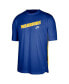 Men's Blue Golden State Warriors Hardwood Classics Pregame Warmup Shooting Performance T-shirt