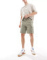 Фото #4 товара Selected Homme cargo short in khaki