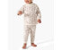 Фото #2 товара Modern Moments Outfit Set Girls' 12 Months White Leopard Long Sleeve Cozy Mock