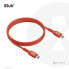 Фото #2 товара Club 3D USB2 Type-C Bi-Directional USB-IF Certified Cable Data 480Mb - PD 240W(48V/5A) EPR M/M 1m / 3.23 ft - 1 m - USB C - USB C - USB 2.0 - Orange
